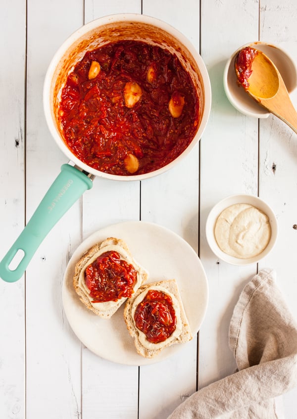 Super Versatile, Homemade Cherry Tomato Jam | The Full Helping
