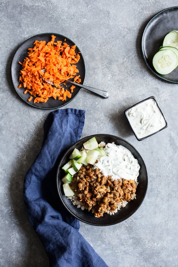 Slow Cooker Spiced Lentils and Cauliflower from Inspiralize Everything | The Full Helping