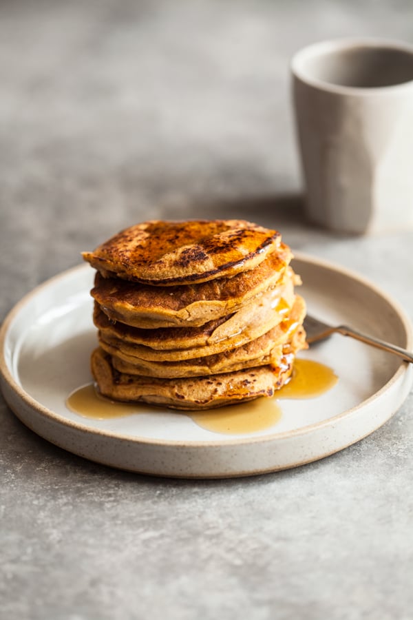 Sweet Potato Millet Pancakes | The Full Helping