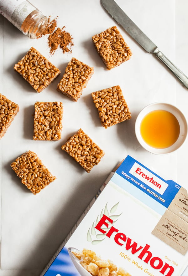 Caramel Cinnamon Crispy Treats | The Full Helping