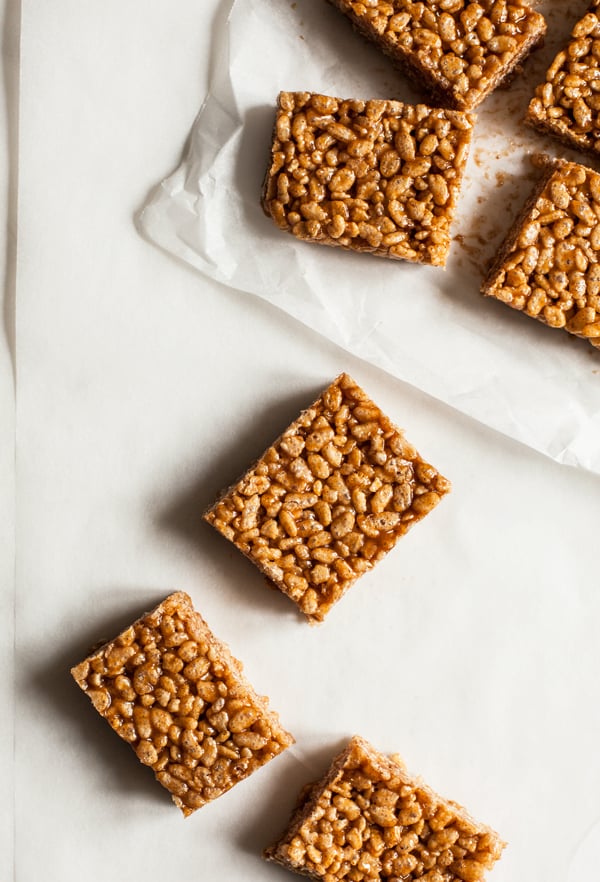 Caramel Cinnamon Crispy Treats | The Full Helping