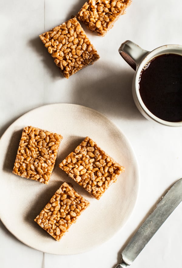 Caramel Cinnamon Crispy Treats | The Full Helping