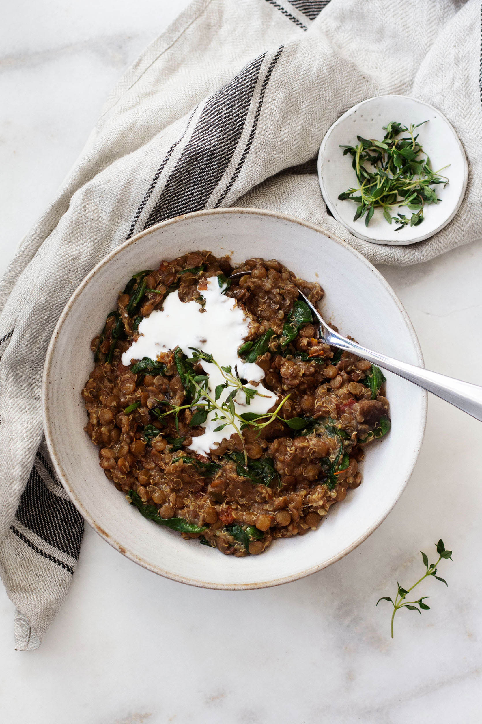 OnePot Italian Quinoa and Lentils The Full Helping