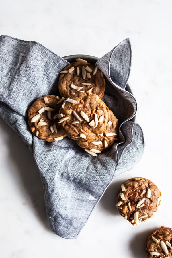 Chai Spiced Carrot Almond Muffins | The Full Helping