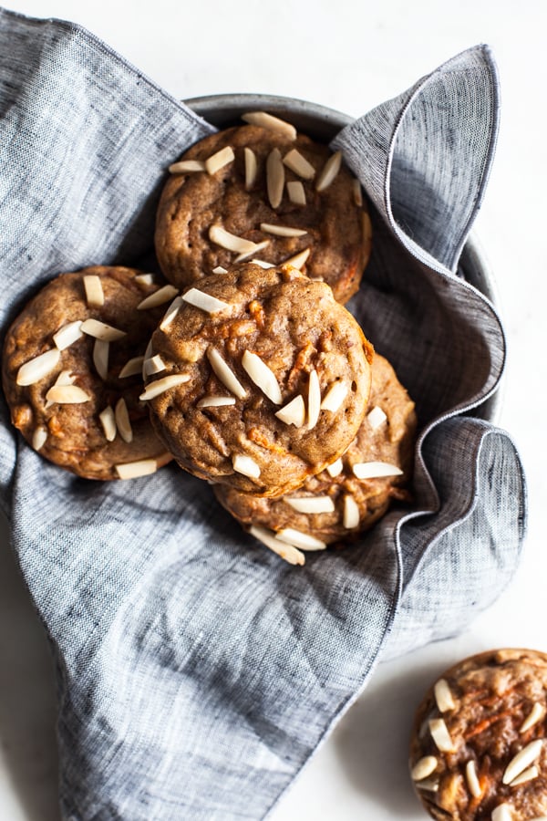 Chai Spiced Carrot Almond Muffins | The Full Helping