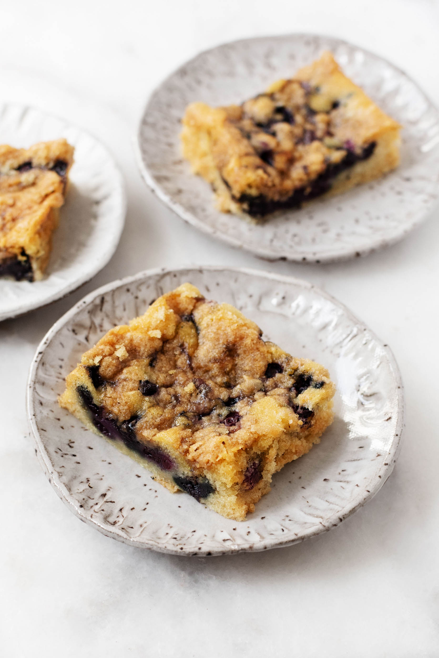 Vegan Blueberry Buckle / den fulde hjælp