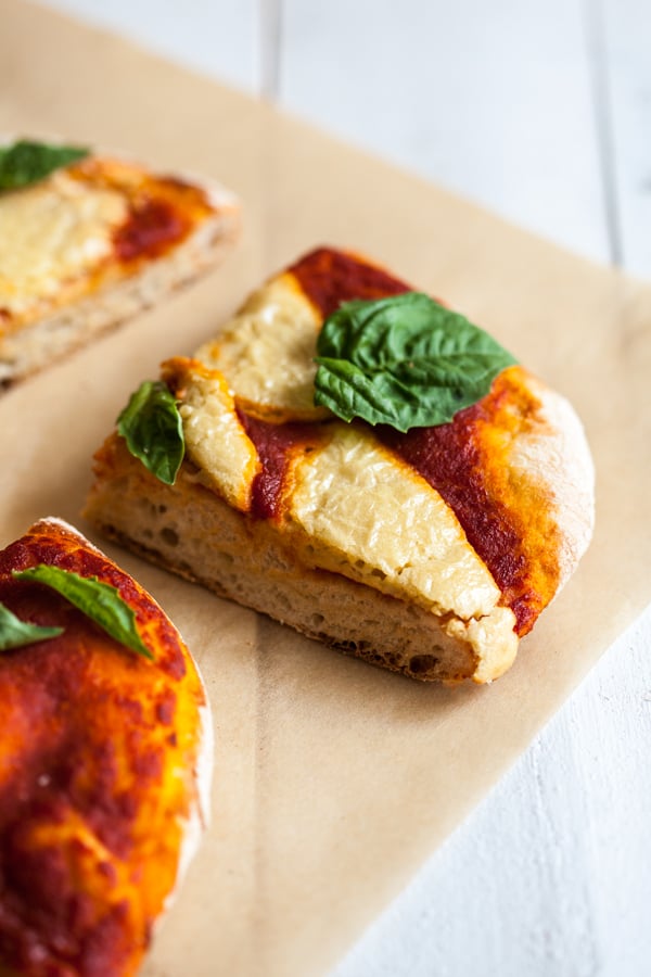 Perfect Vegan Pizza Margherita | The Full Helping
