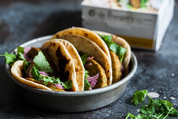 Bombay Wraps with Apple Raisin Chutney & Quick Pickled Onions | The Full Helping