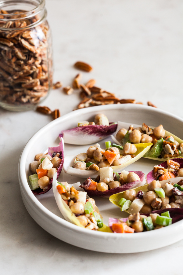 Creamy Chopped Chickpea Pecan Salad | The Full Helping