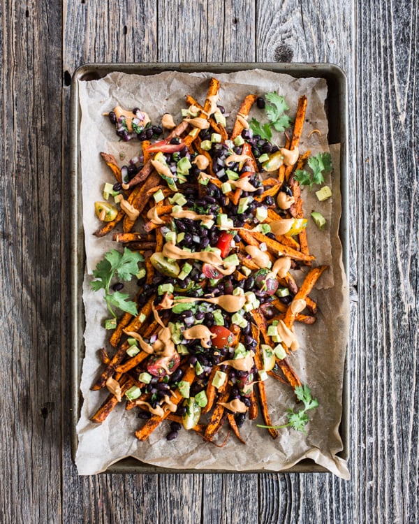 Sweet Potato Nacho Fries from Power Plates | The Full Helping