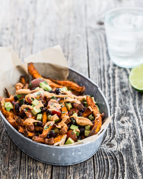 Sweet Potato Nacho Fries from Power Plates | The Full Helping