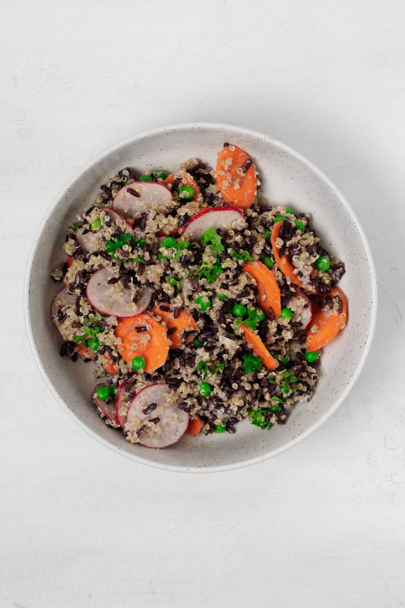 Spring Quinoa Black Rice Salad with Peas The Full Helping