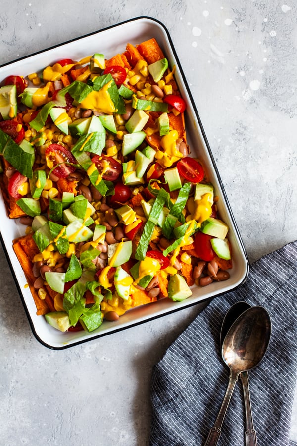 Ali Maffucci’s Sweet Potato Skin Nachos + Inspiralizer Giveaway