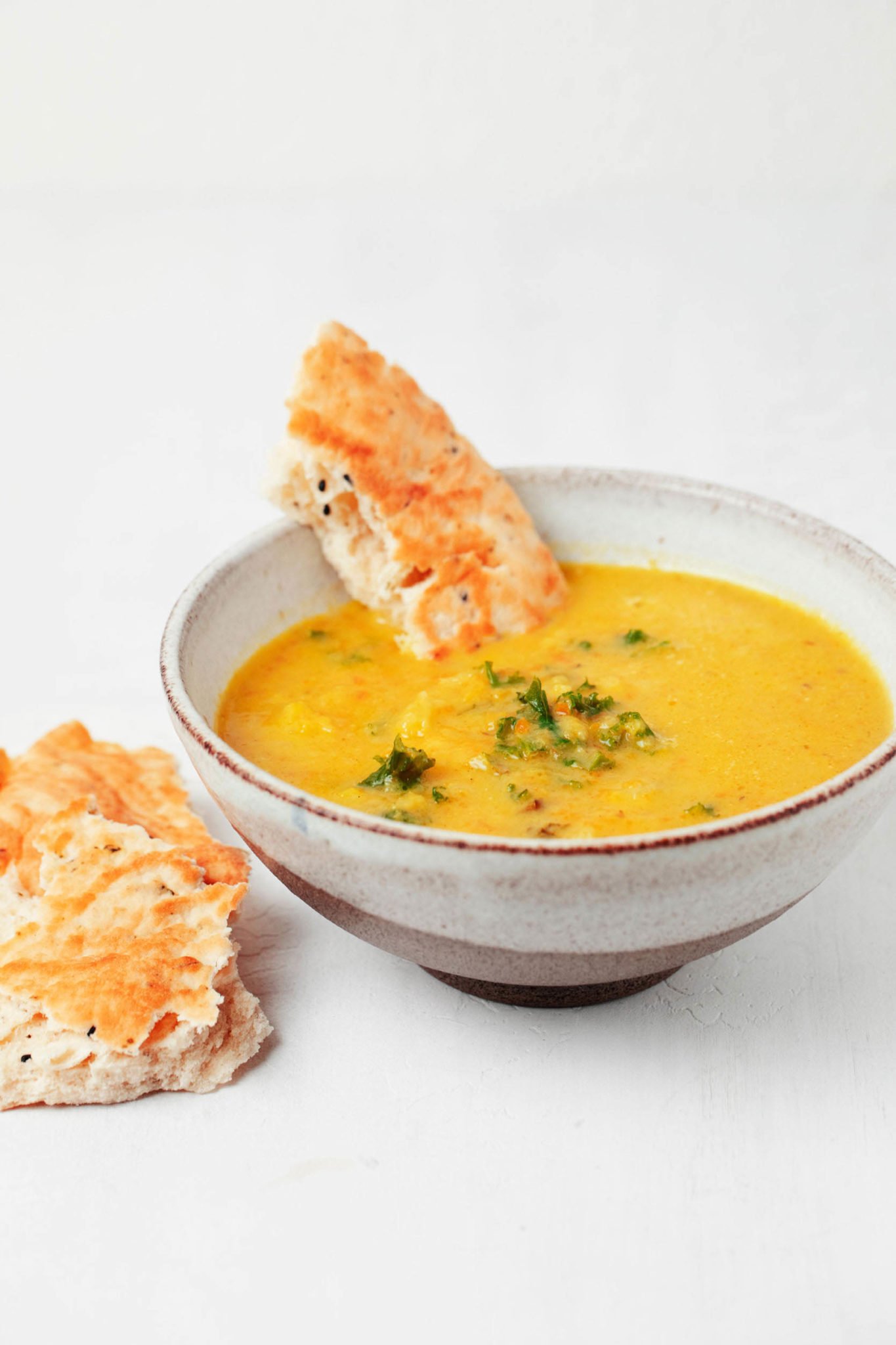 Creamy, Turmeric Spiced Cauliflower Kale Soup The Full Helping