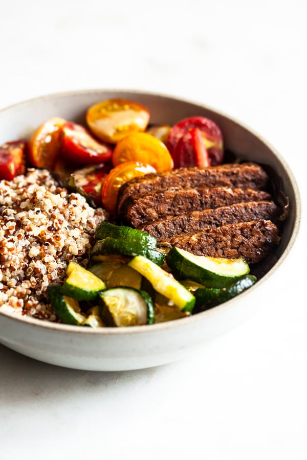 Balsamic Mustard Baked Tempeh