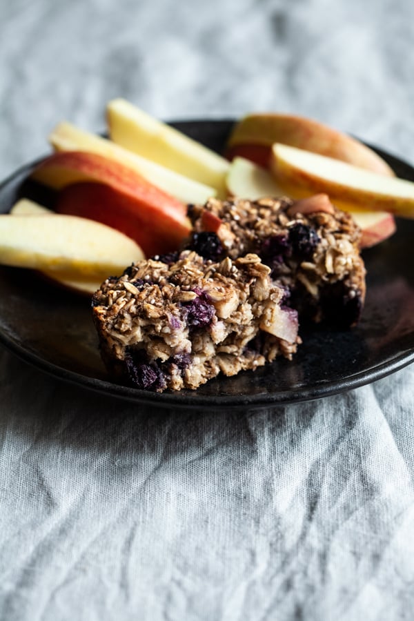 Apple Berry Baked Oatmeal Cups | The Full Helping