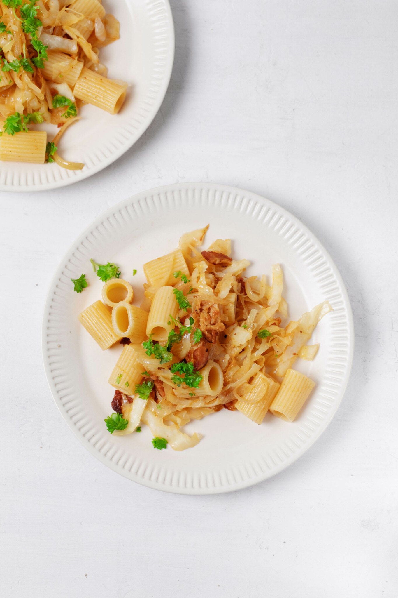 Caramelized Cabbage & Onion Pasta The Full Helping