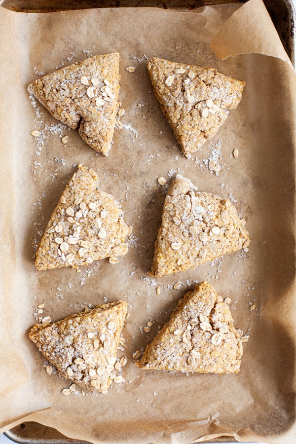 Wholesome Vegan Pumpkin Oat Scones | The Full Helping