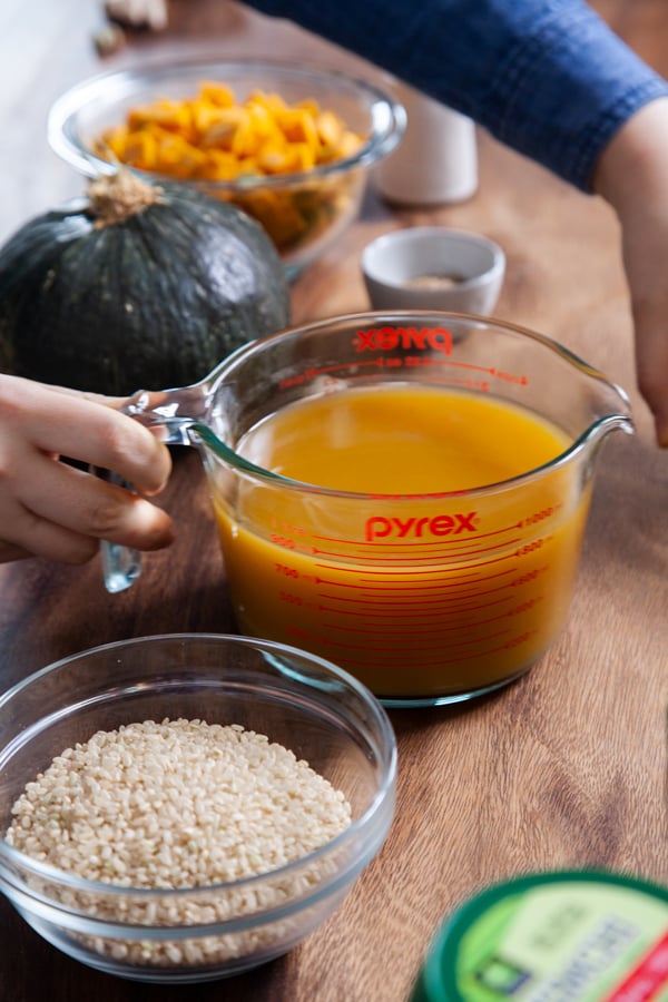 Savory Squash & Kimchi Breakfast Porridge | The Full Helping