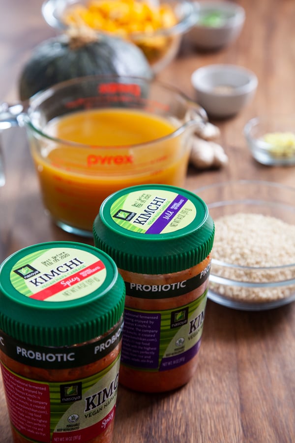 Savory Squash & Kimchi Breakfast Porridge | The Full Helping