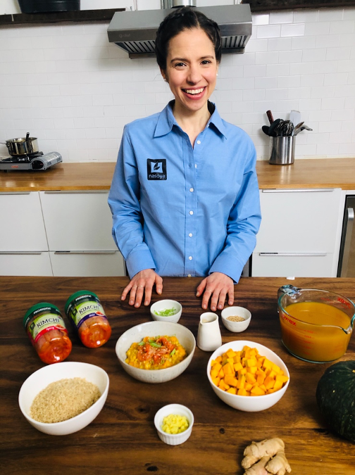 Savory Squash & Kimchi Breakfast Porridge | The Full Helping