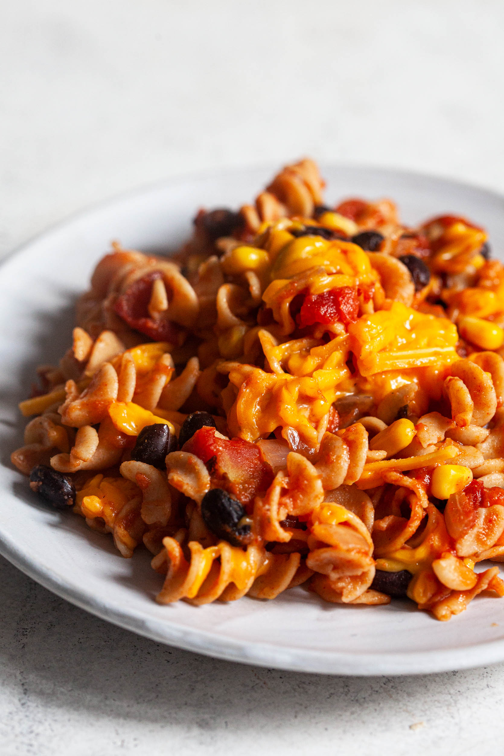 Simple Vegan Tex-Mex Skillet Pasta