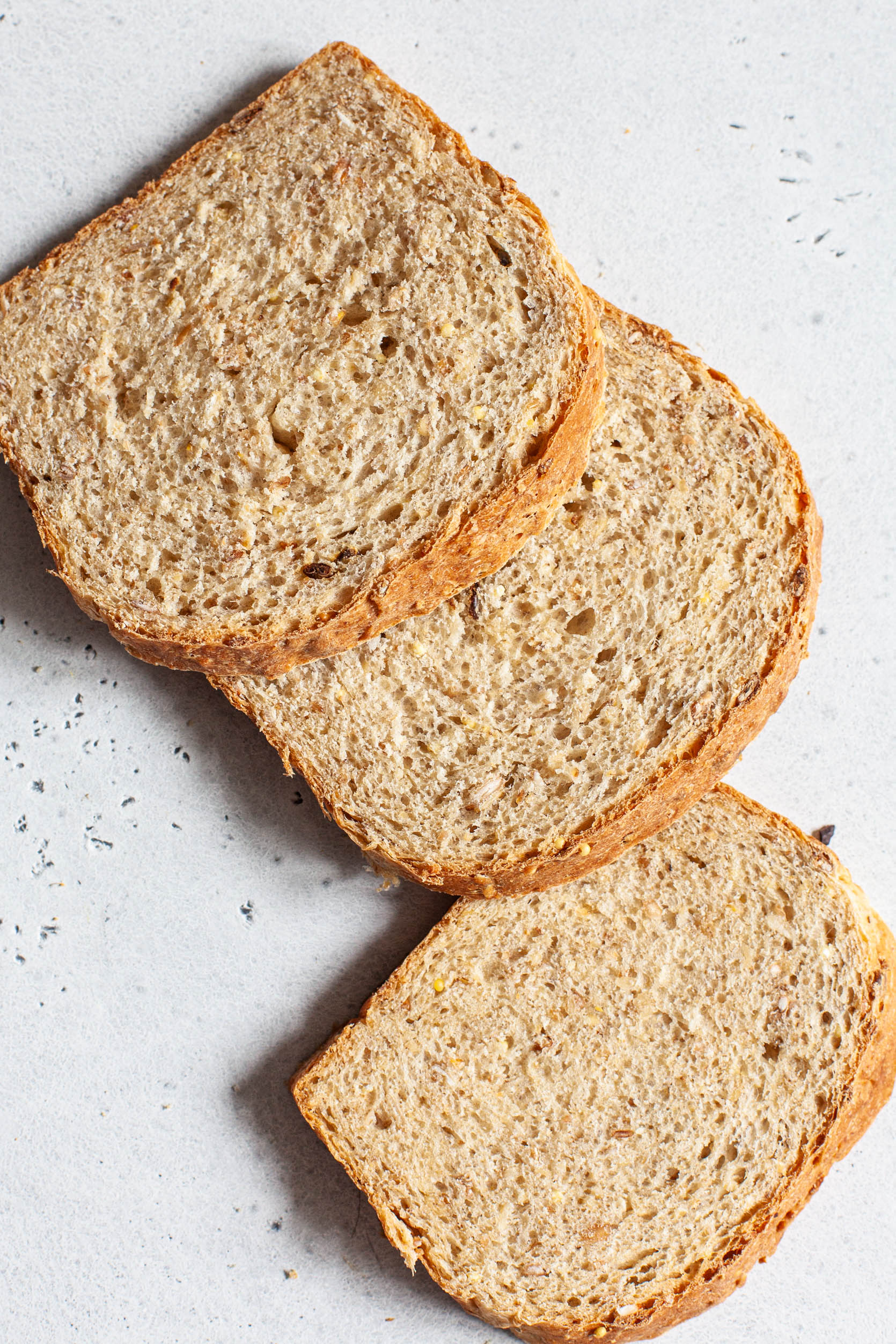 Easy Vegan Multigrain Bread | The Full Helping