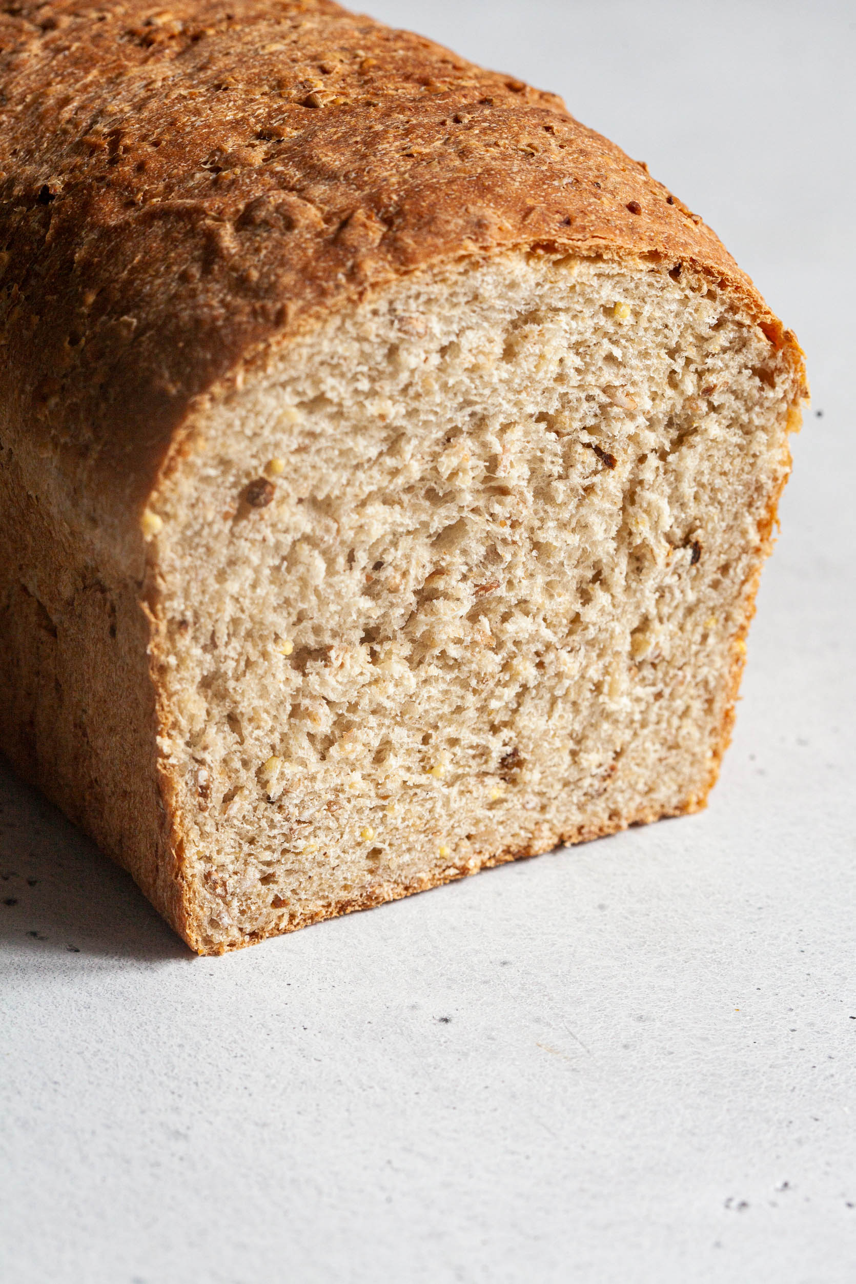 Easy Vegan Multigrain Bread | The Full Helping