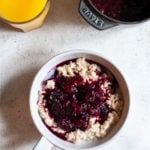 Orange Juice Simmered Berries | The Full Helping