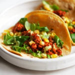 Tangy Chili Lime Tempeh Tacos | The Full Helping