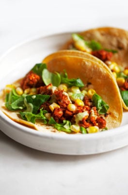 Tangy Chili Lime Tempeh Tacos