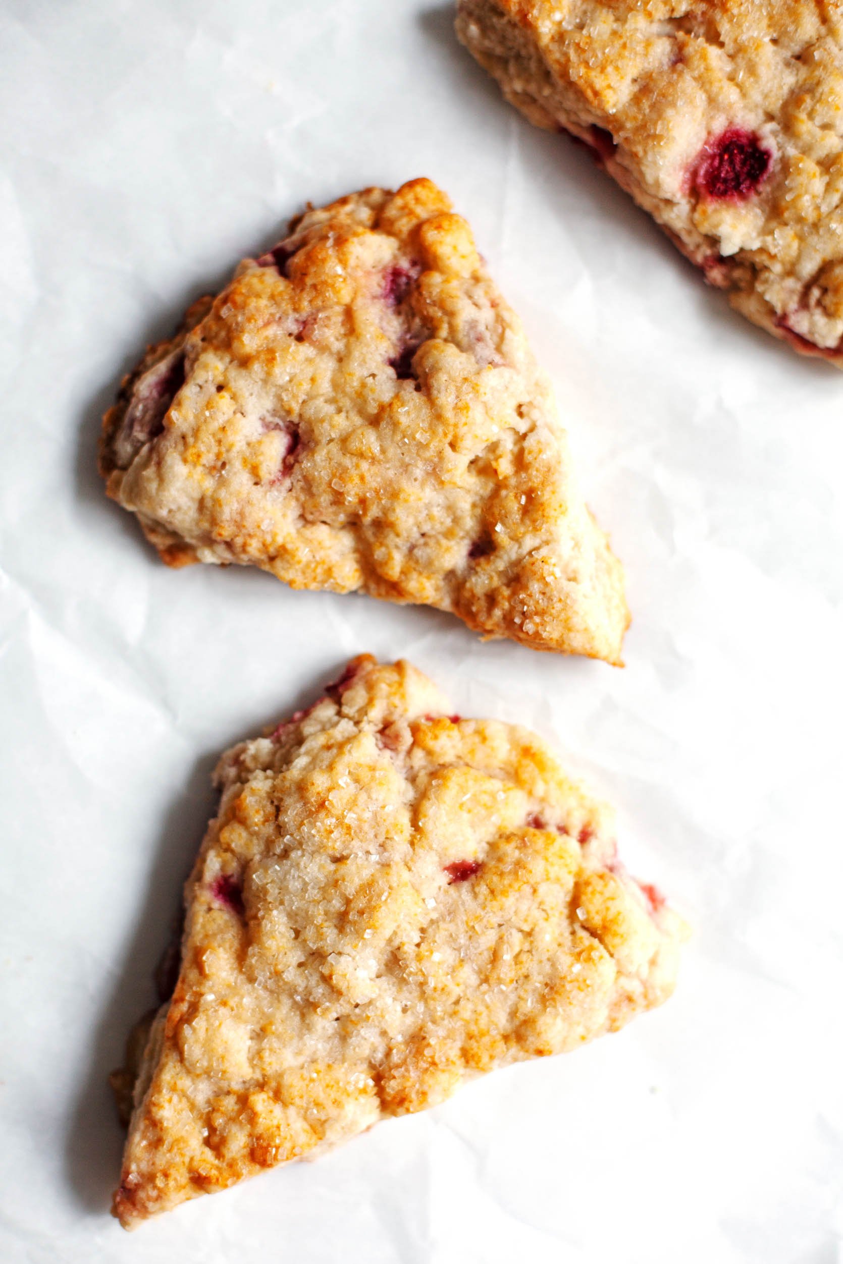 Vegan Strawberry Scones | The Full Helping