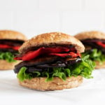 Balsamic Grilled Vegetable Burgers | The Full Helping