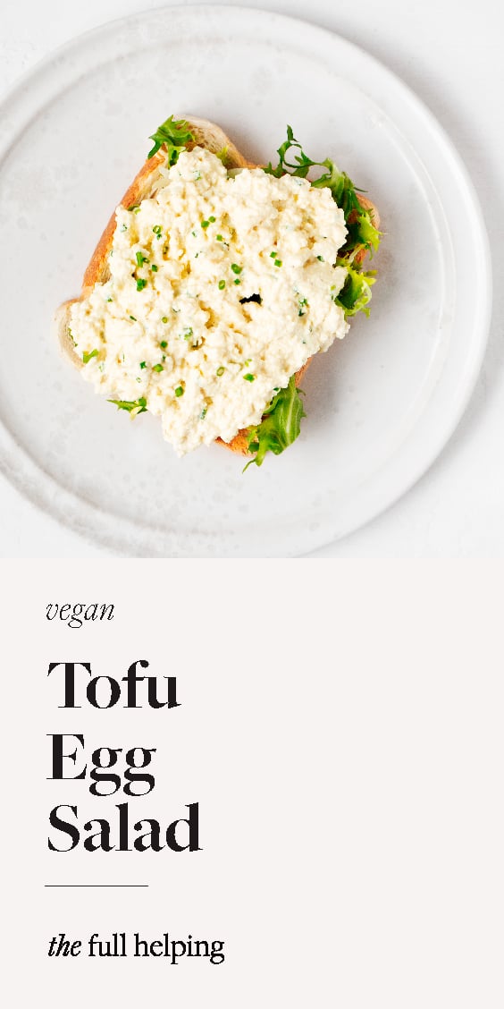 Simple, Flavorful Tofu Egg Salad | The Full Helping