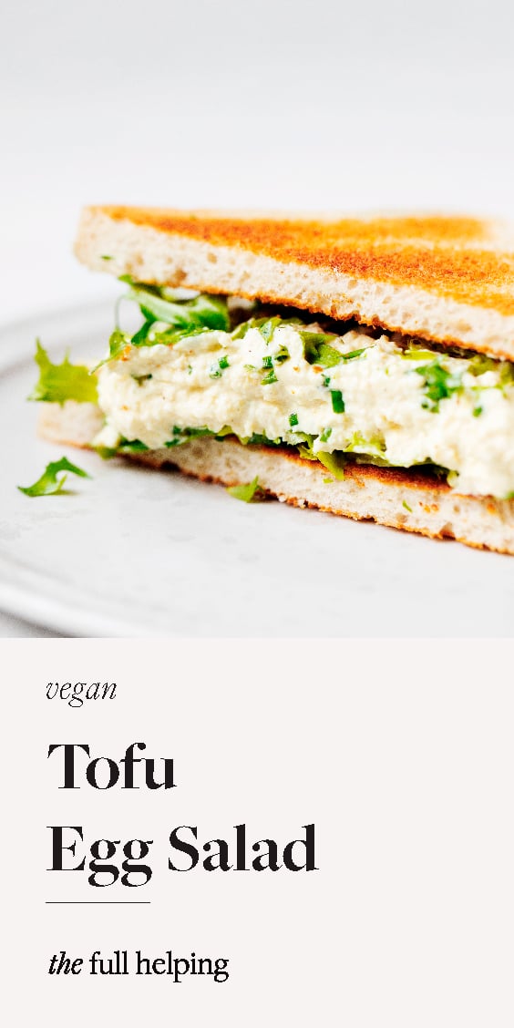 Simple, Flavorful Tofu Egg Salad | The Full Helping
