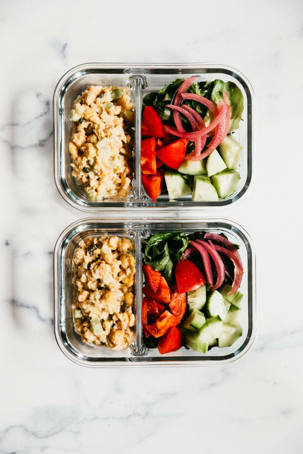 2 for 1 Meal Prep: Balsamic Pasta Jar Salads and Sweet Potato, Chickpea,  Broccoli Bowls - Sweet Peas and Saffron