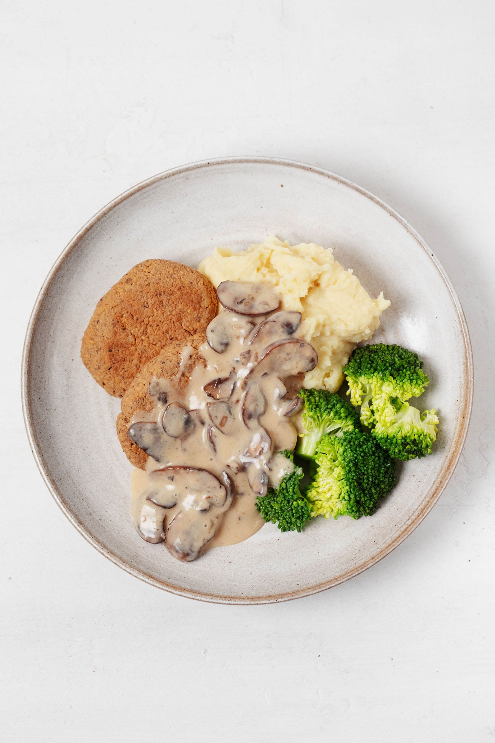 Vegan Salisbury Steak with Mushroom Gravy Karinokada