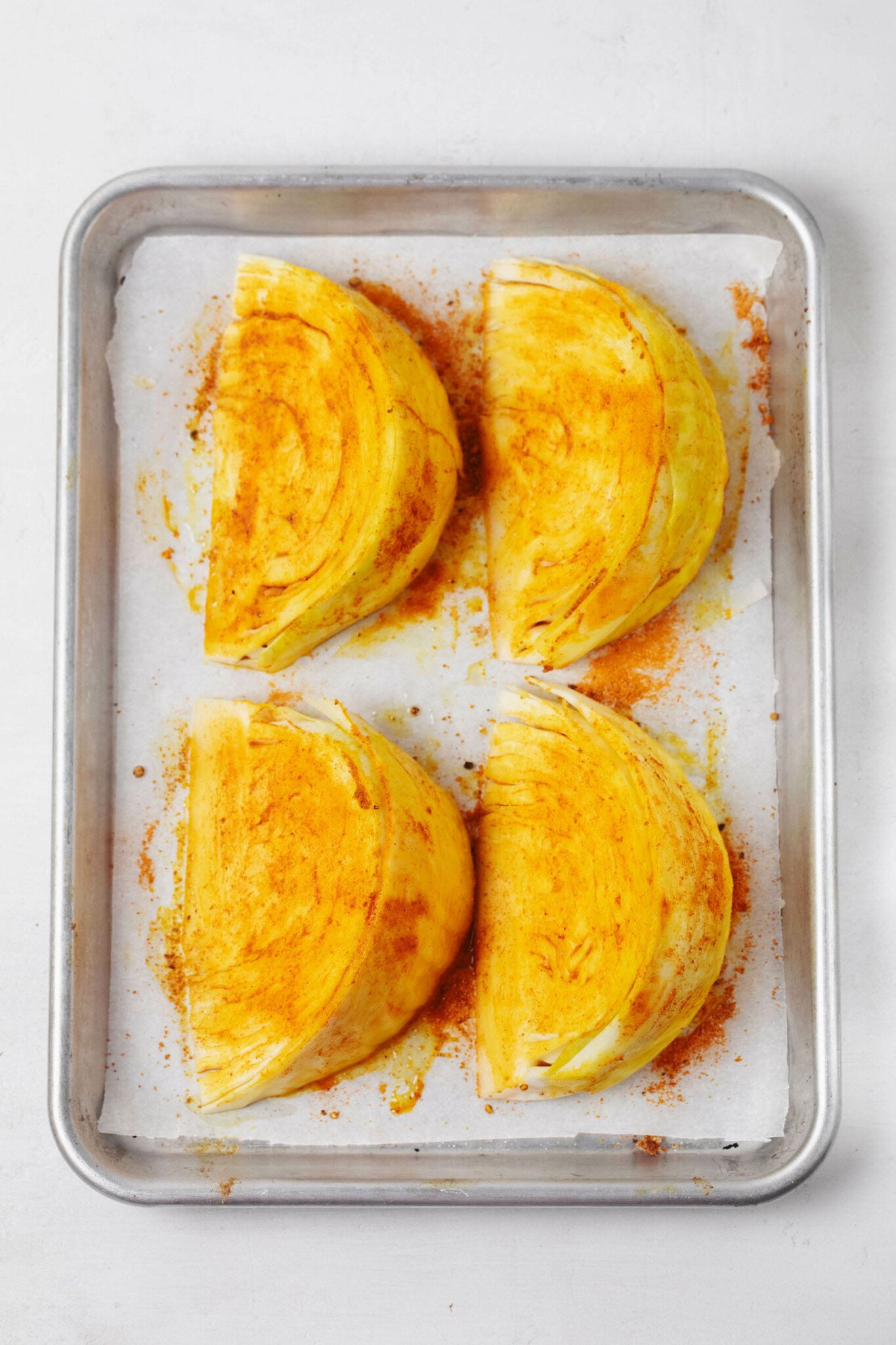 Spice Roasted Cabbage Steak Wedges The Full Helping