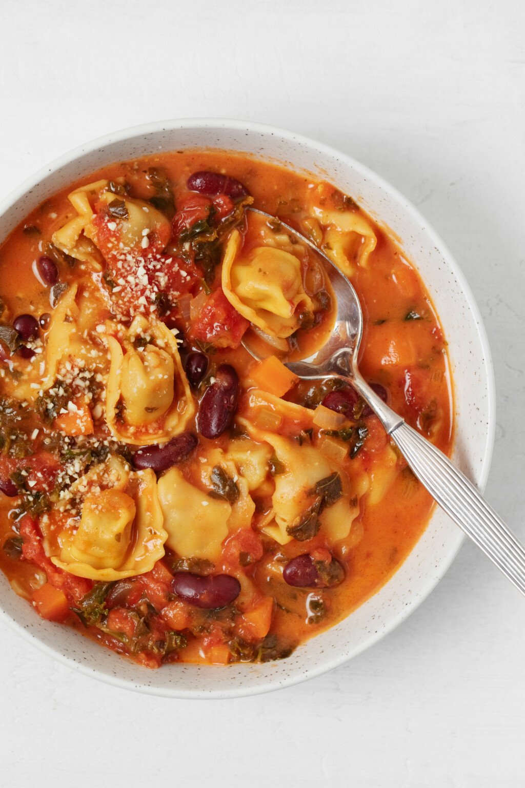 Cozy Vegan Tortellini Soup