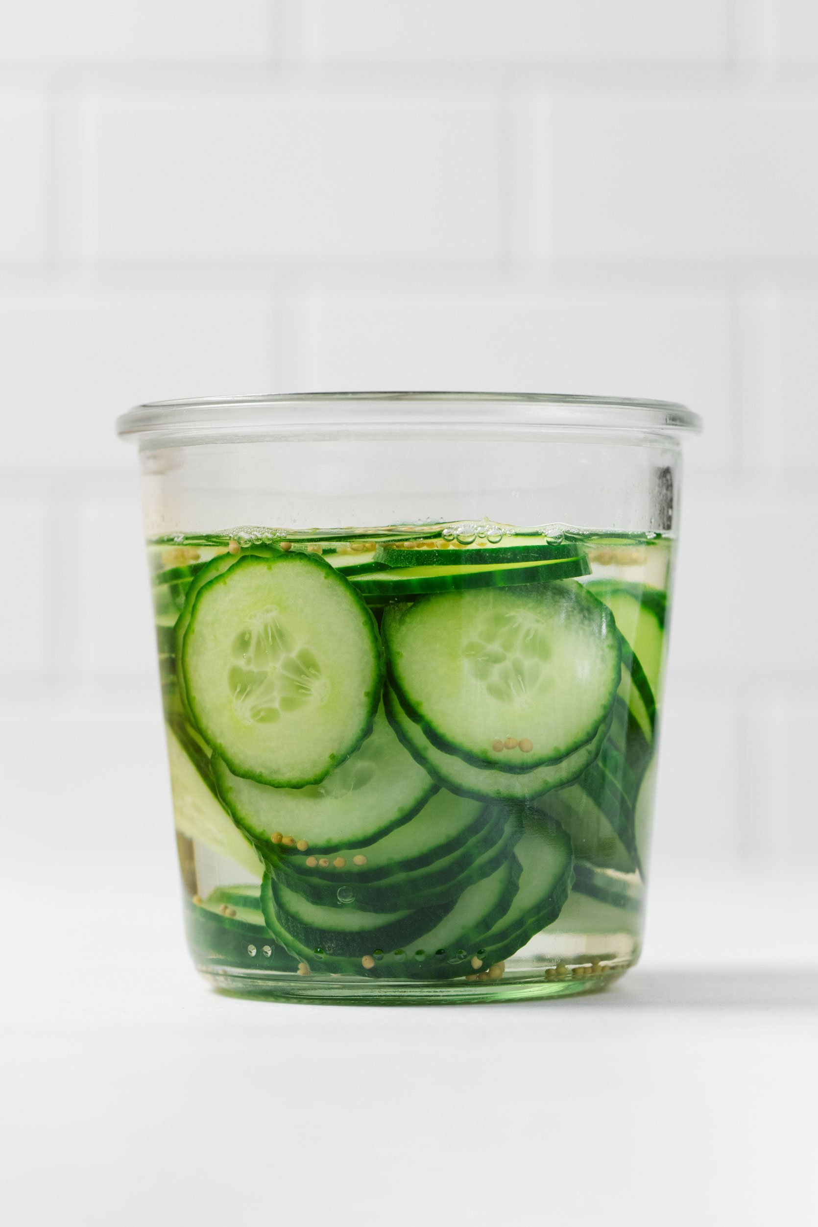Quick Pickled Cucumber Slices