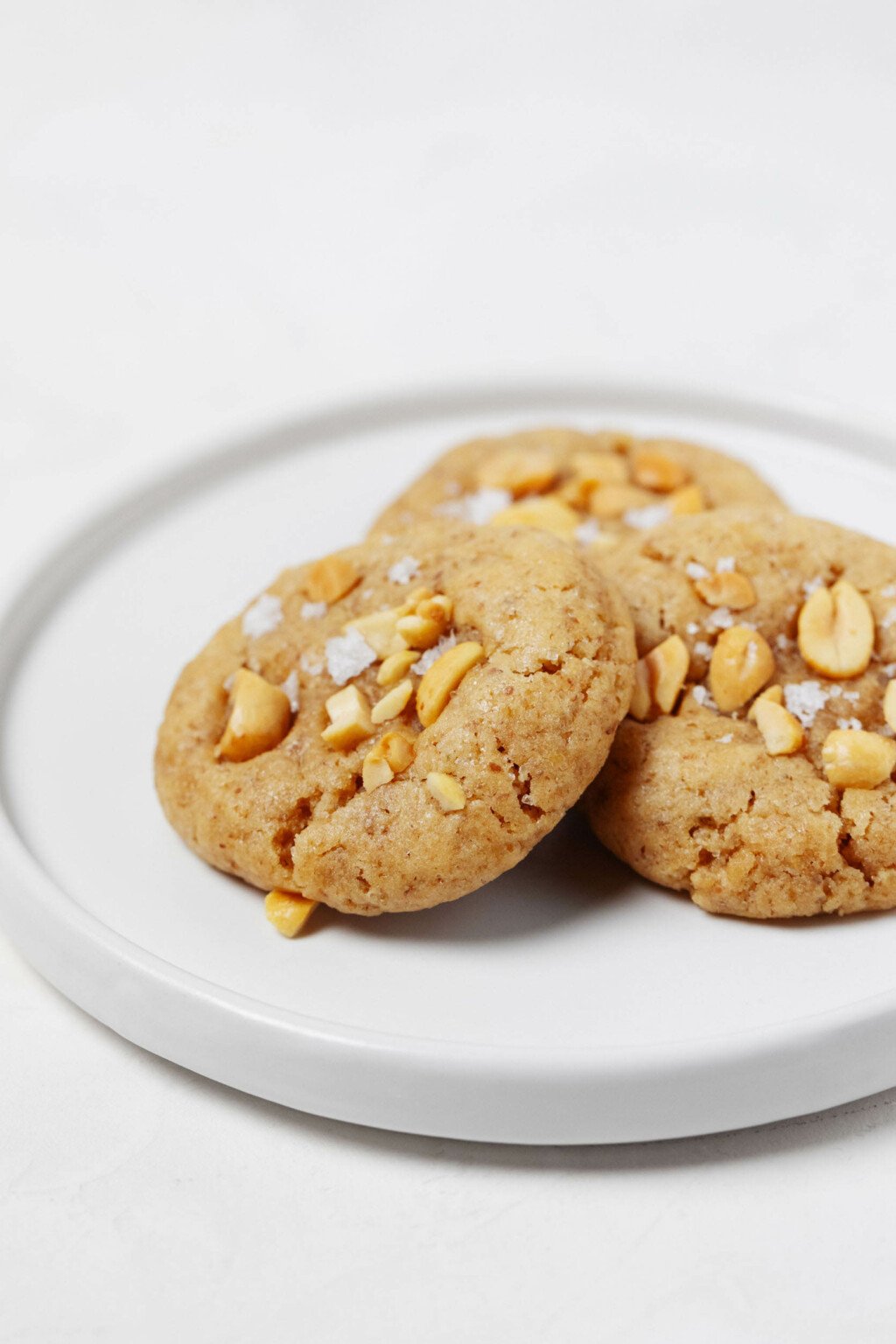 Soft and Chewy Vegan Peanut Cookies